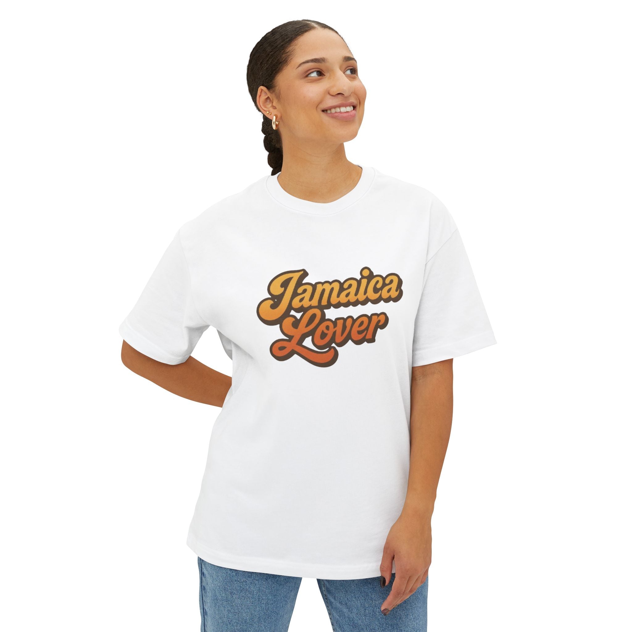 Jamaica Lover Tee — Retro Island Vibes Oversized T-Shirt