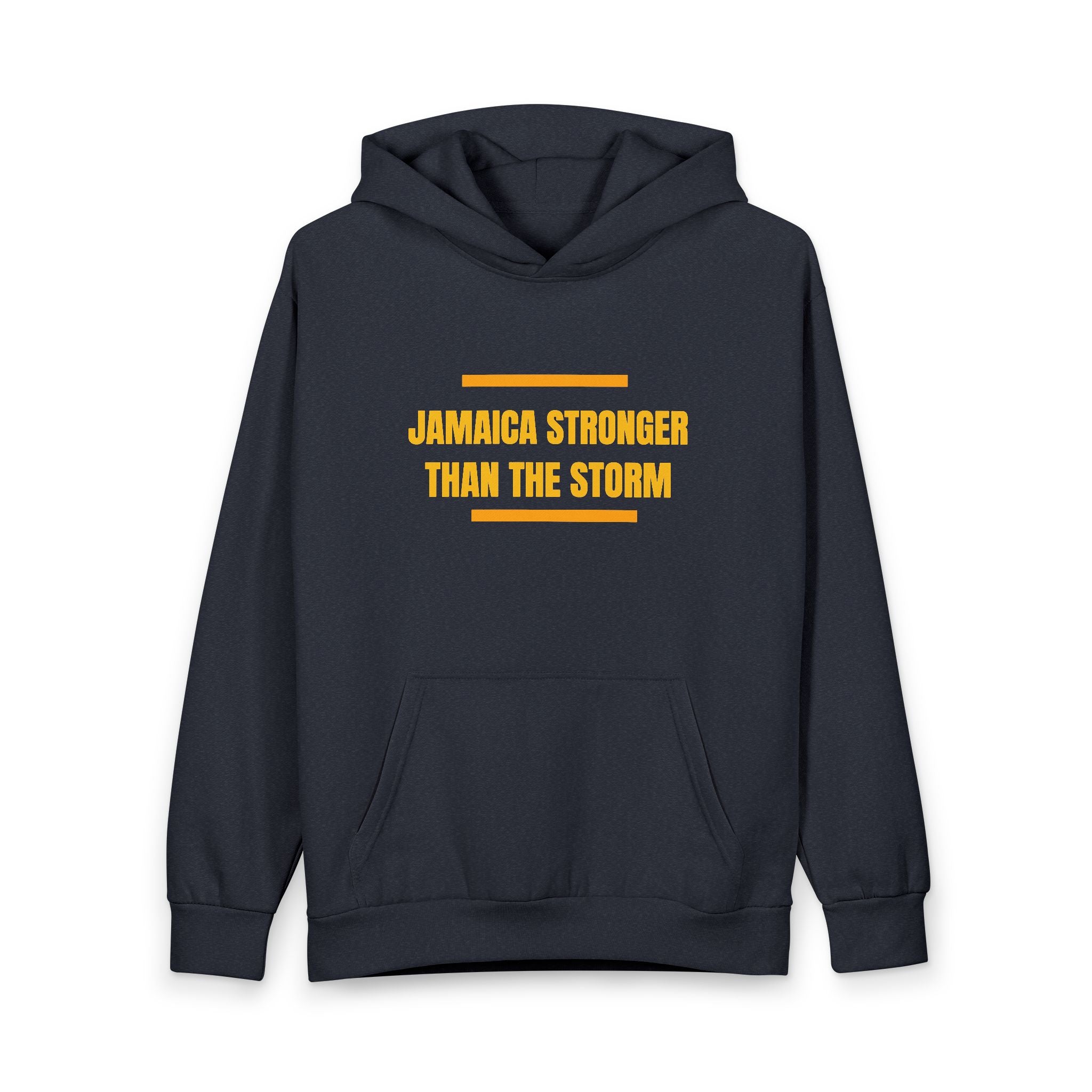 Hoodie — "Jamaica Stronger Than The Storm" Graphic Pullover