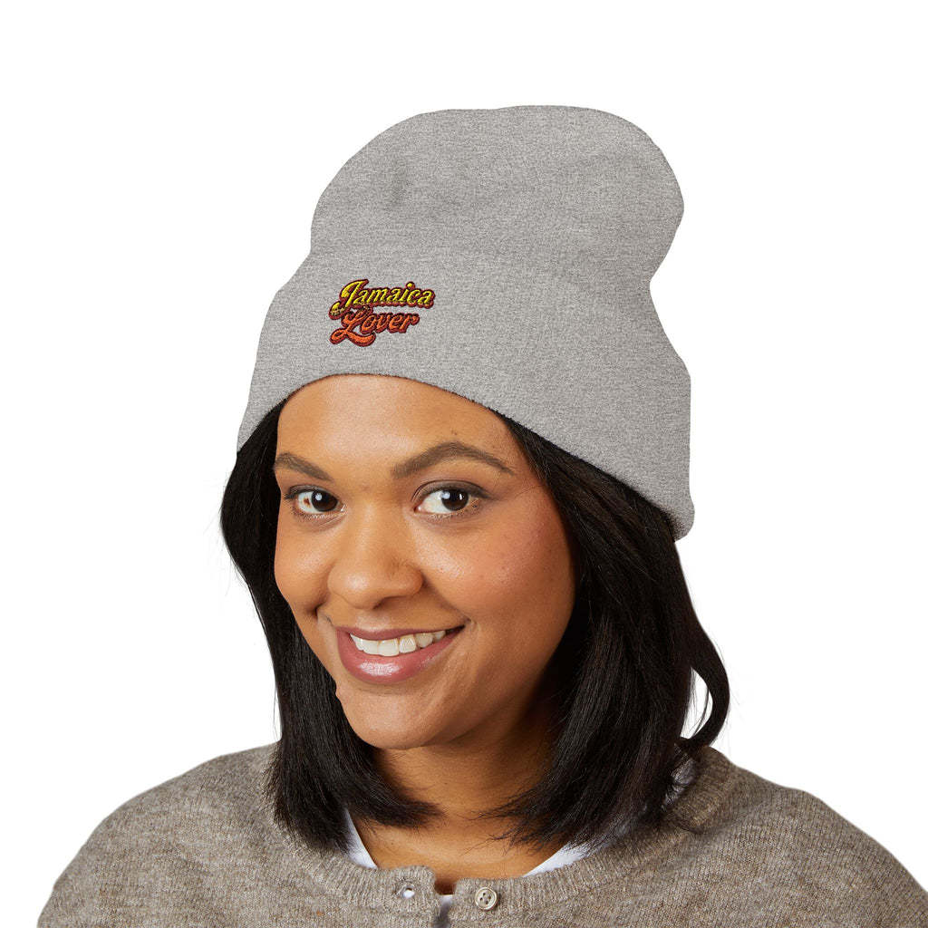 Embroidered 'Business Lover' Classic Cuffed Beanie — Cozy Winter Hat