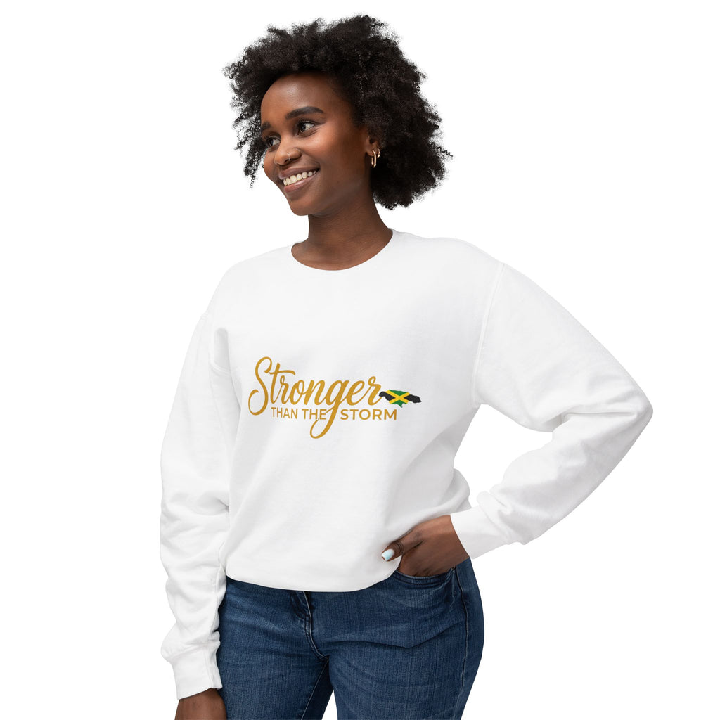 Stronger Than The Storm Sweatshirt — Inspirational Crewneck