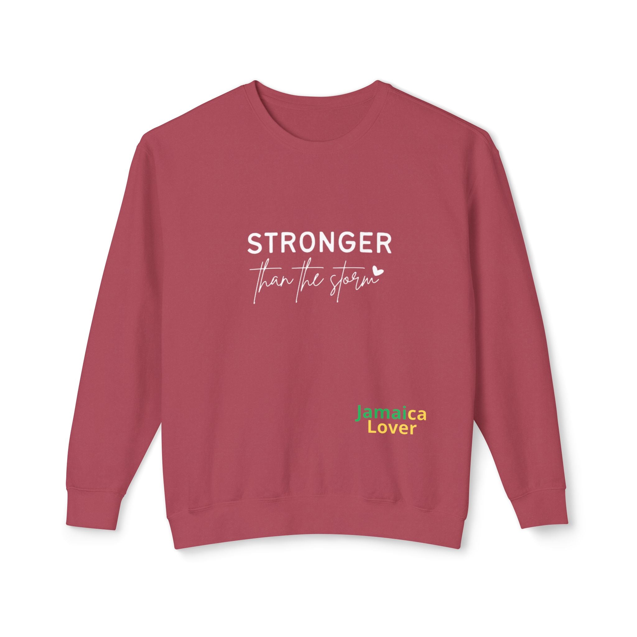 Stronger Than You Crewneck Sweatshirt — Inspirational Lightweight Pullover