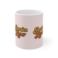 Jamaica Lover Ceramic Coffee Mug — Retro Script Coffee Cup (11oz & 15oz)