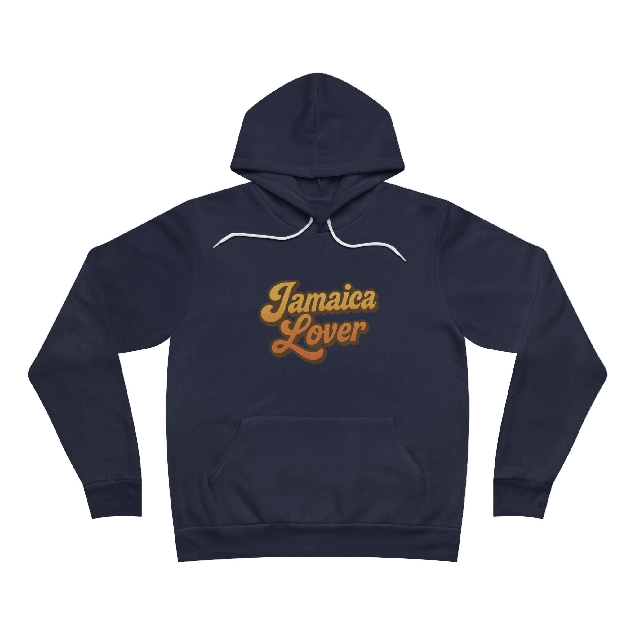 Jamaica Lover Hoodie — Retro Script Pullover for Island Vibes