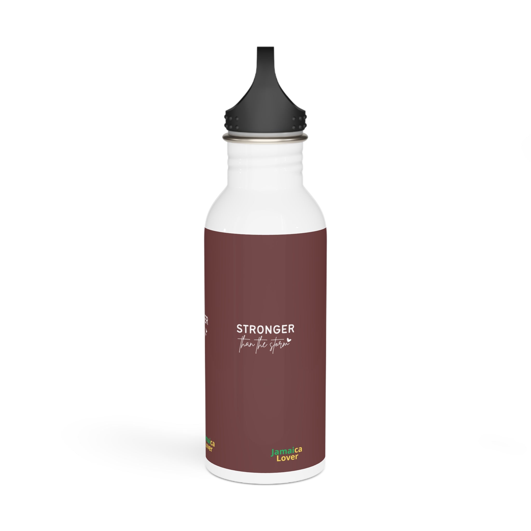 Stainless Steel Water Bottle — "Stronger from the Struggle" Inspirational Sports Bottle