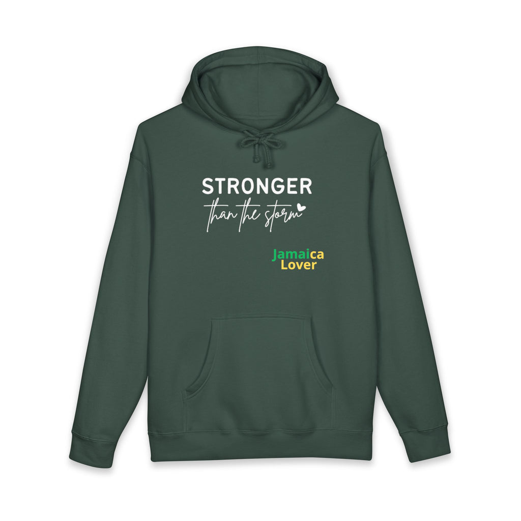 Stronger Than The Storm Hoodie — Jamaica Lover Inspirational Pullover