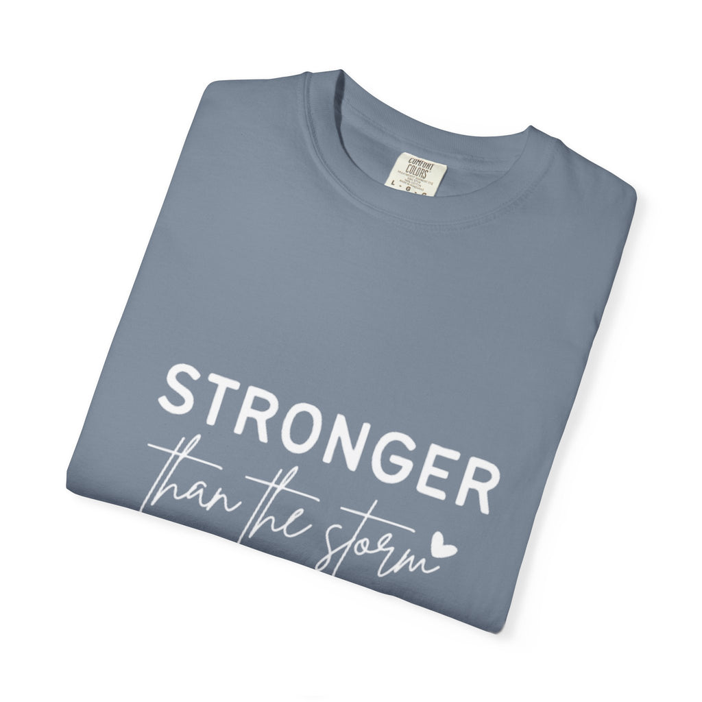 Stronger Than The Storm T-Shirt — Jamaica Lover Inspirational Tee