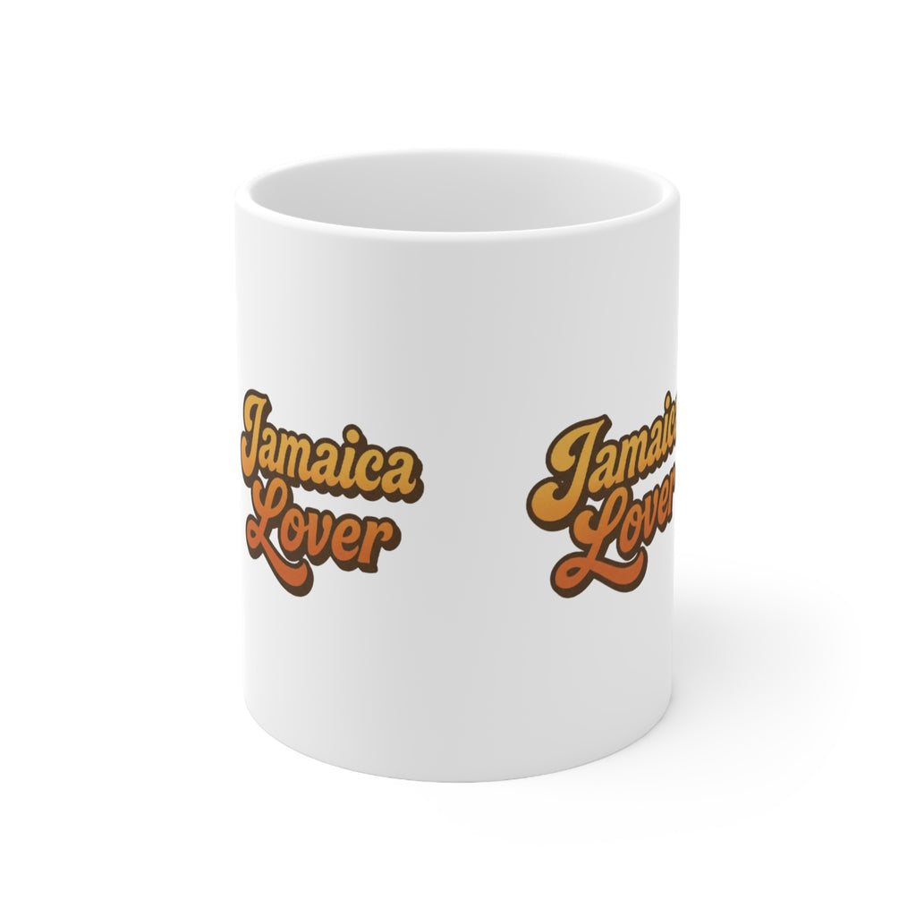 Jamaica Lover Ceramic Mug – Retro Script Coffee Cup (11oz & 15oz)