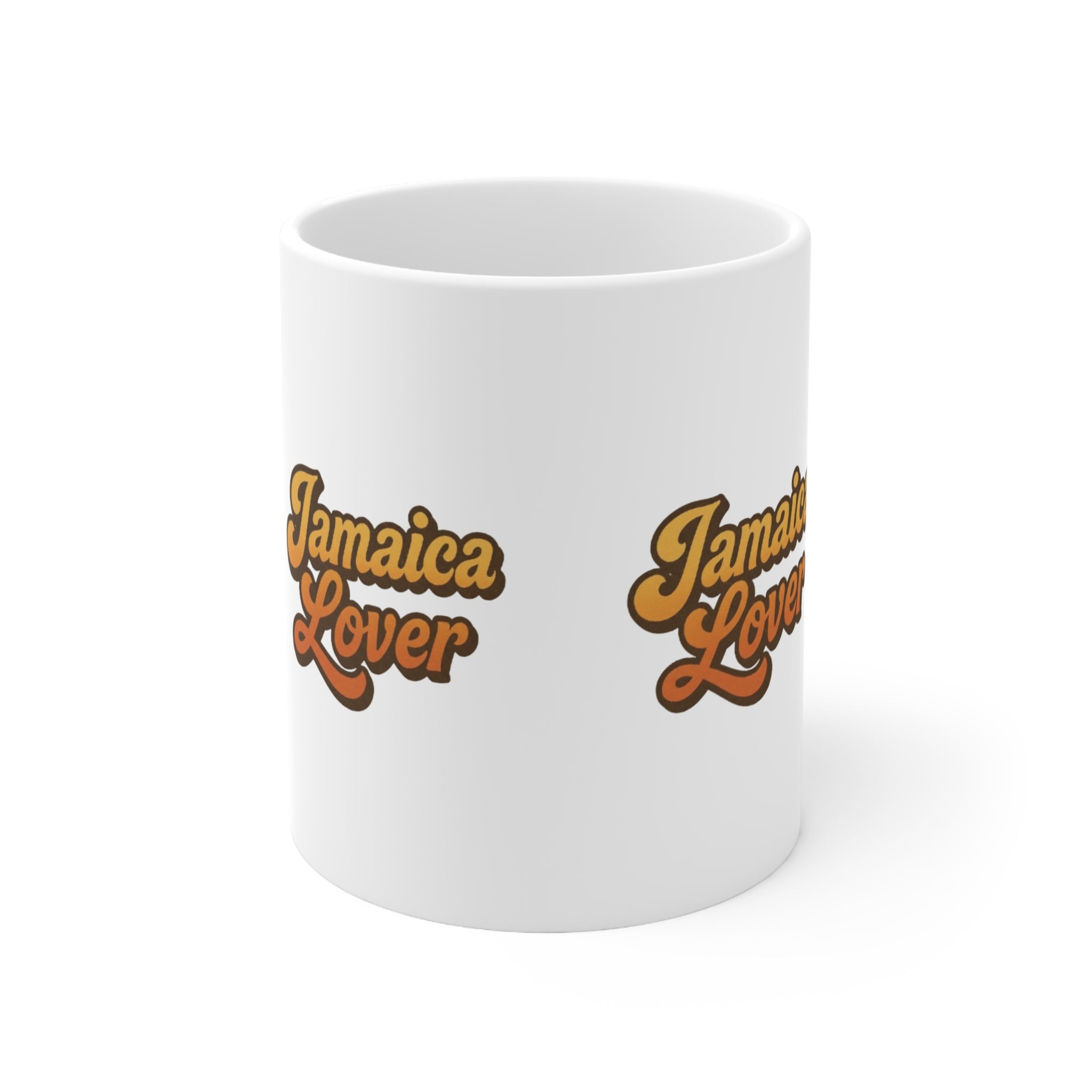 Jamaica Lover Ceramic Mug – Retro Script Coffee Cup (11oz & 15oz)
