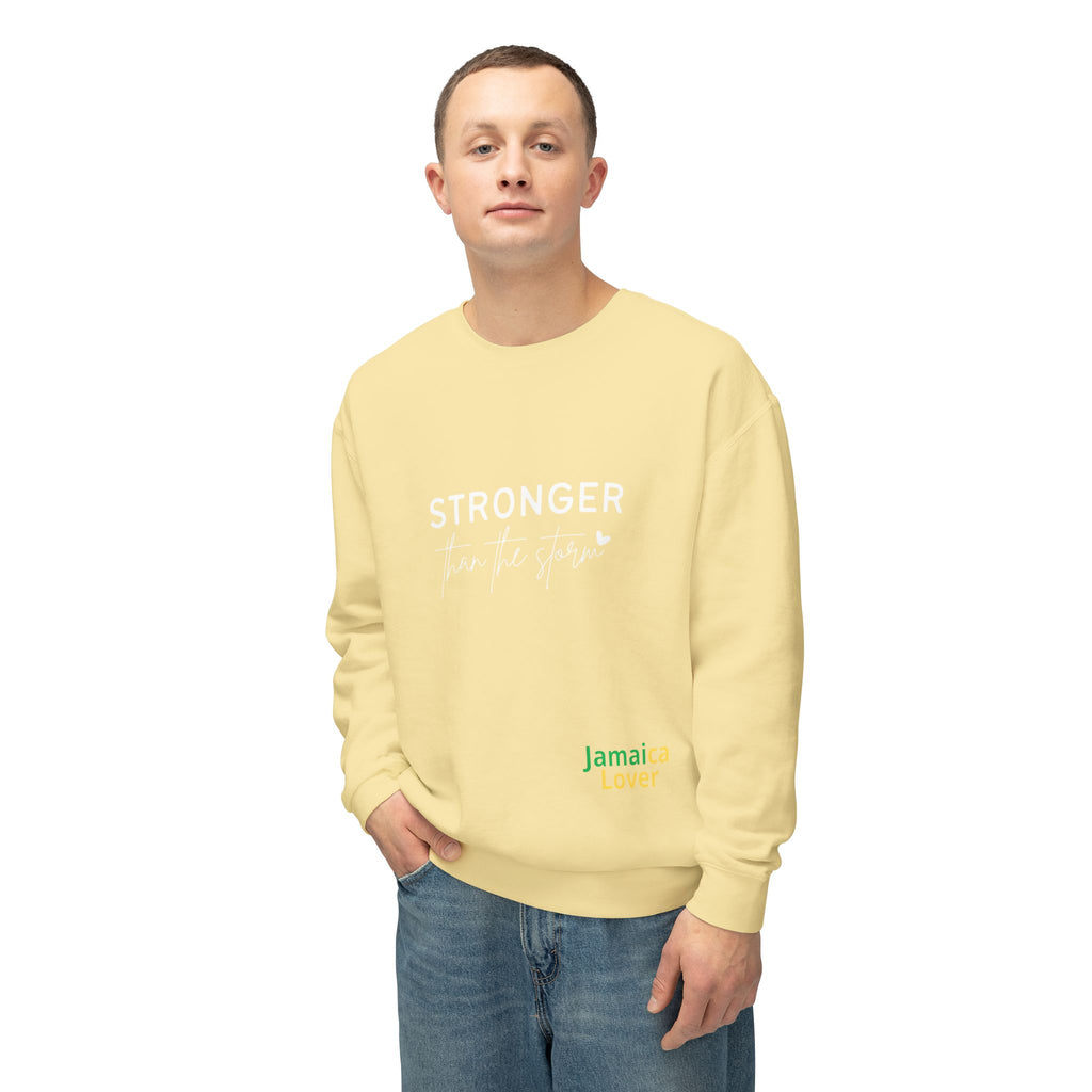 Stronger Than You Crewneck Sweatshirt — Inspirational Lightweight Pullover