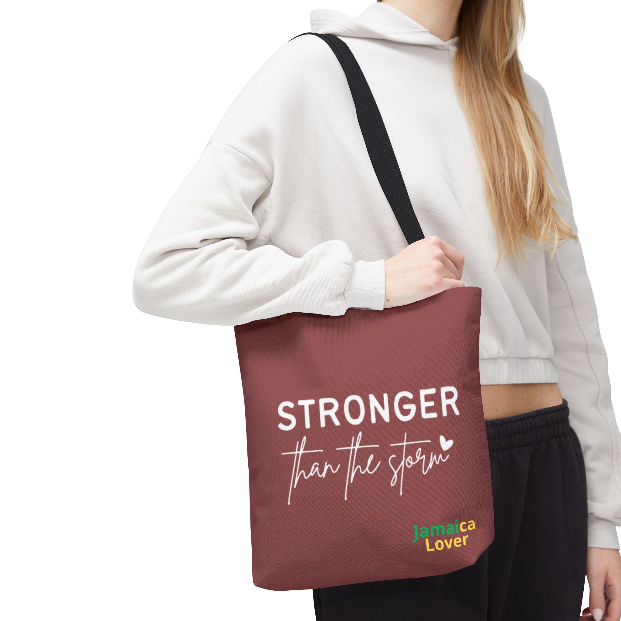 Stronger Than The Storm Jamaica Lover Tote Bag