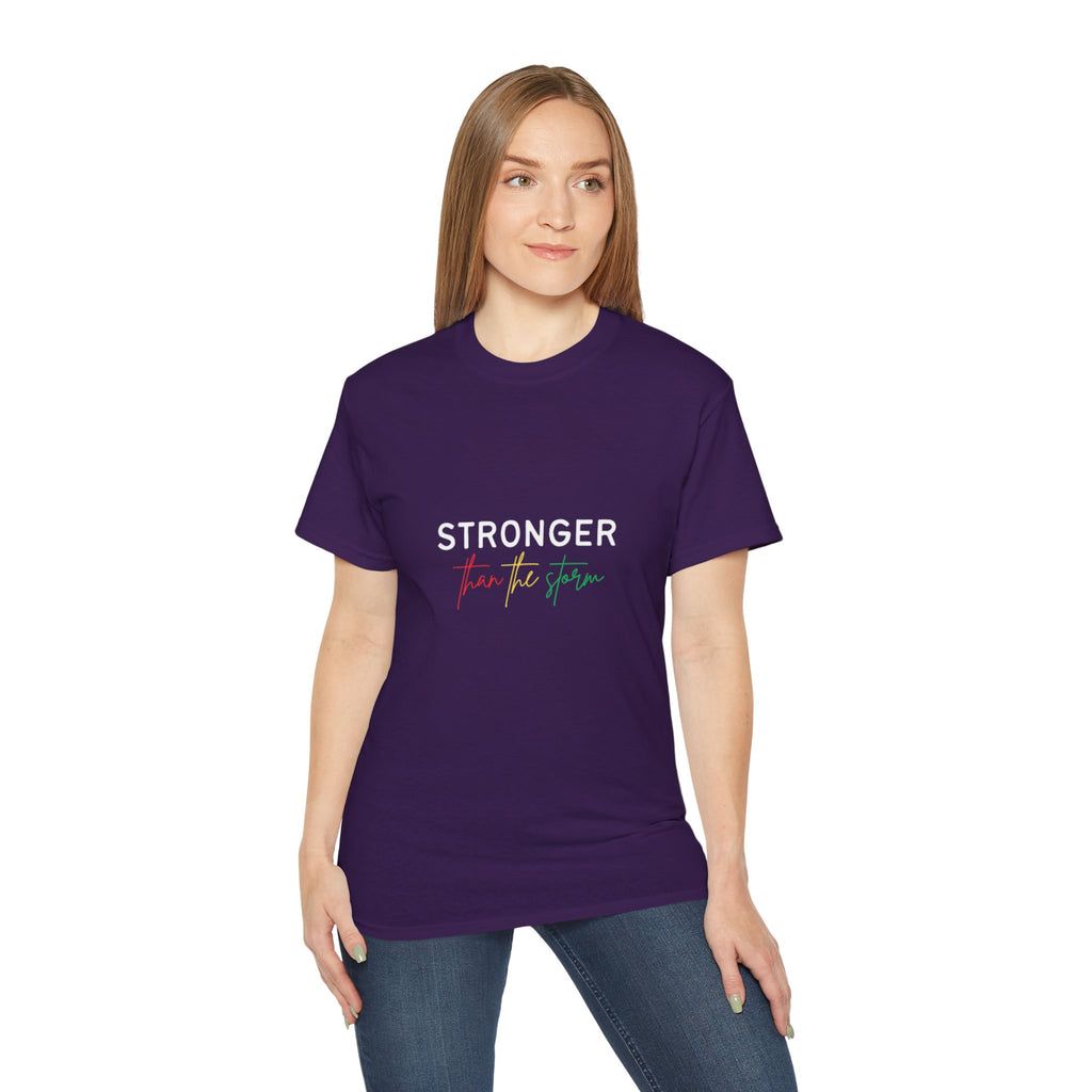 Stronger Than The Storm T-Shirt — Resilience Motivational Tee