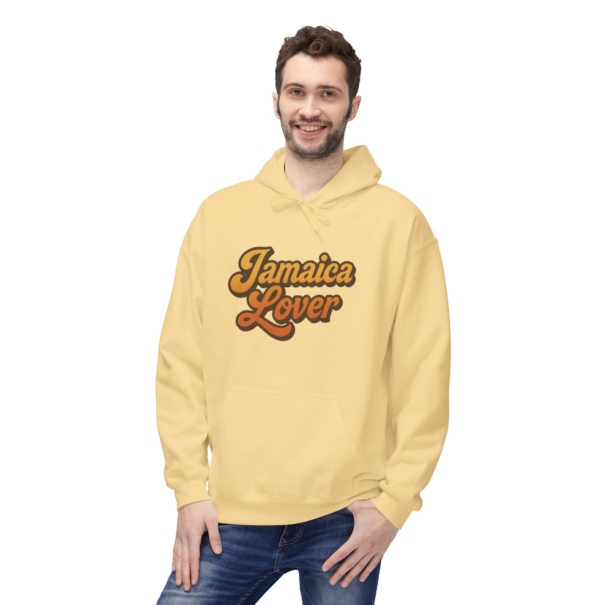 Jamaica Lover Hoodie – Retro Script Jamaica Pride Pullover