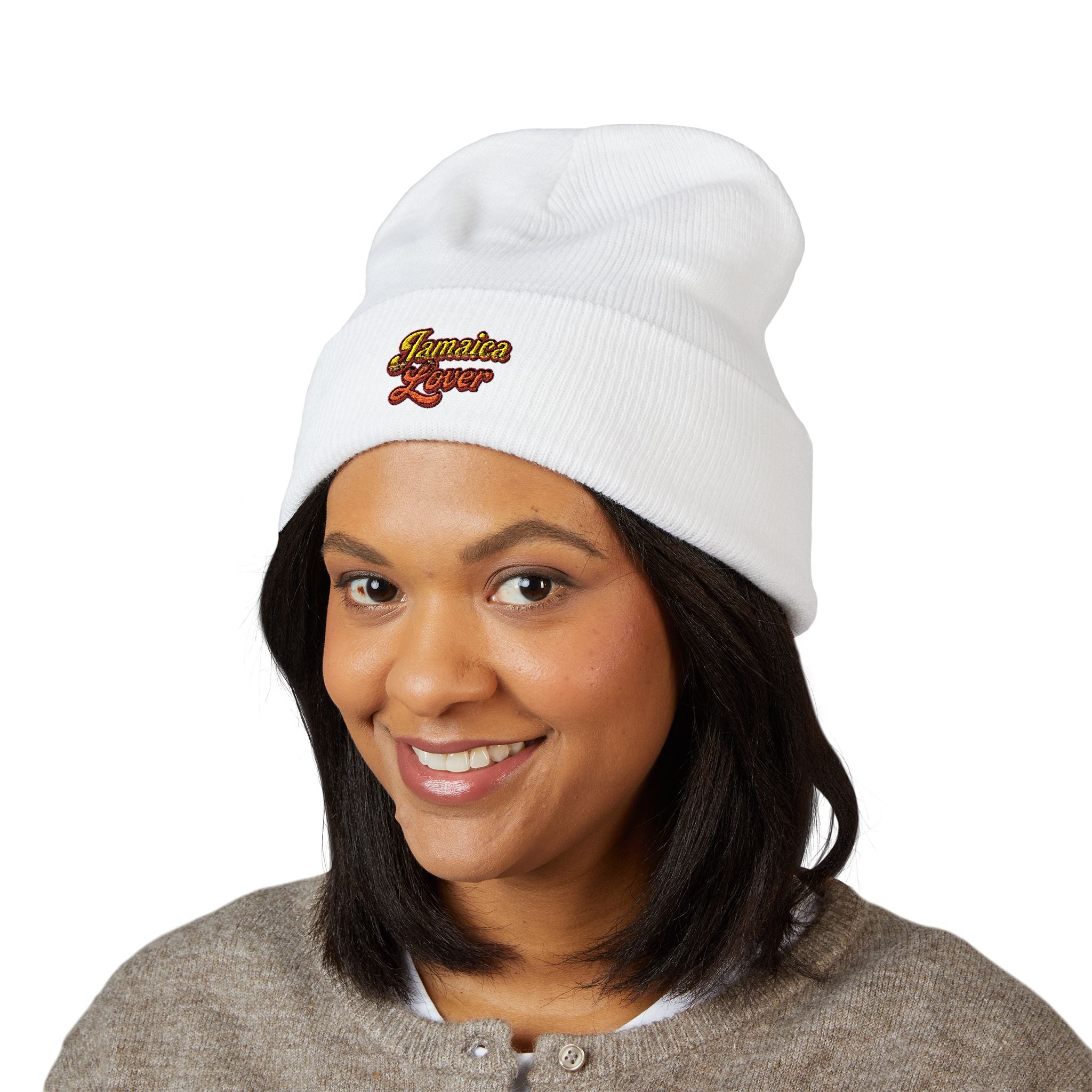 Embroidered 'Business Lover' Classic Cuffed Beanie — Cozy Winter Hat