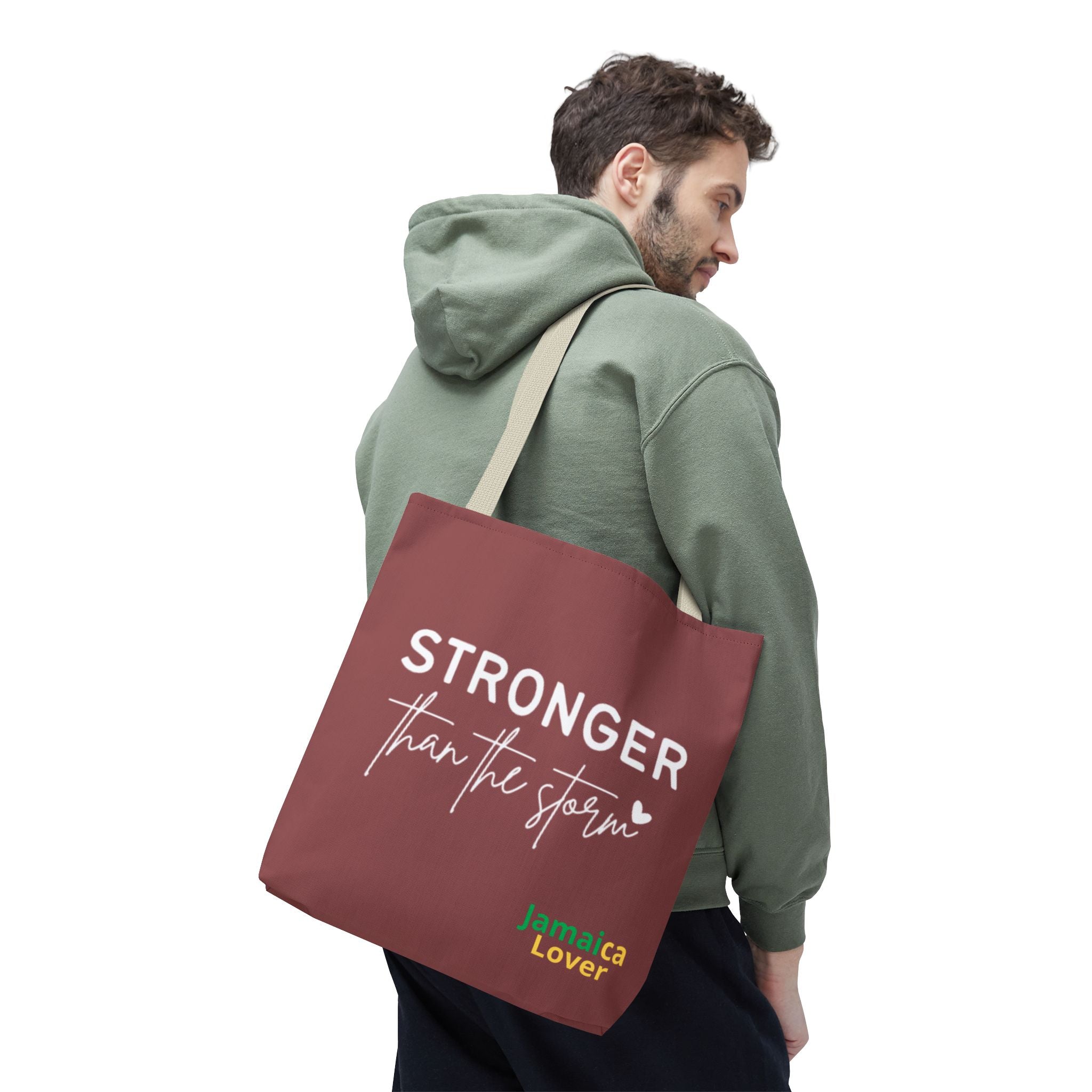 Stronger Than The Storm Jamaica Lover Tote Bag