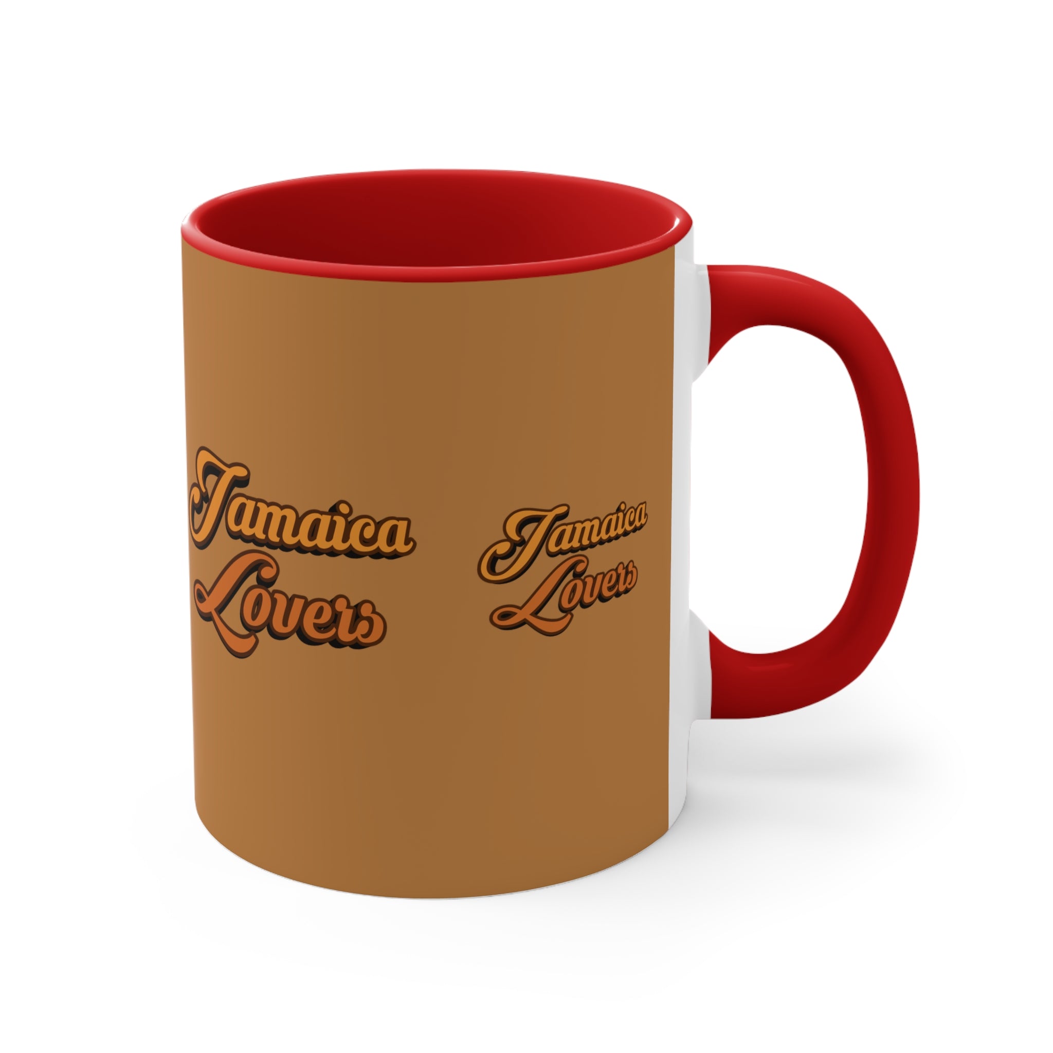 Jamaica Lovers Accent Mug, Coffee Cup for Island Enthusiasts, Gift for Coffee Lovers, Tropical Drinkware, Caribbean-Inspired Mug