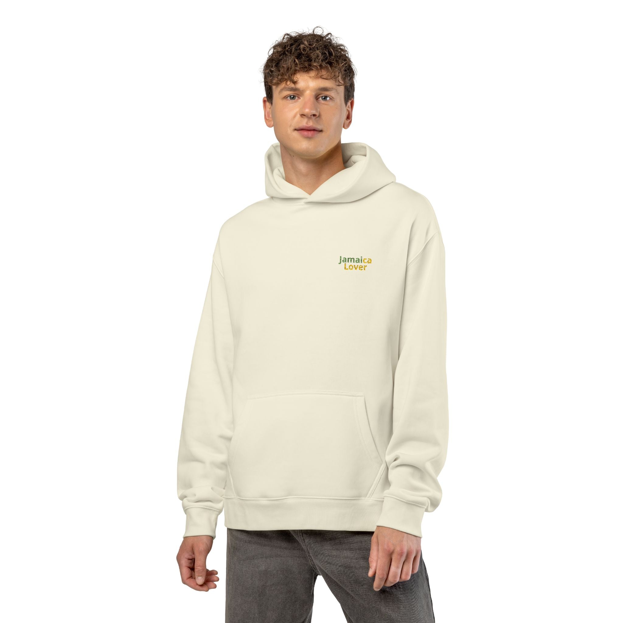 Relaxed Hoodie — 'Summer Lover' Minimal Chest Logo Pullover