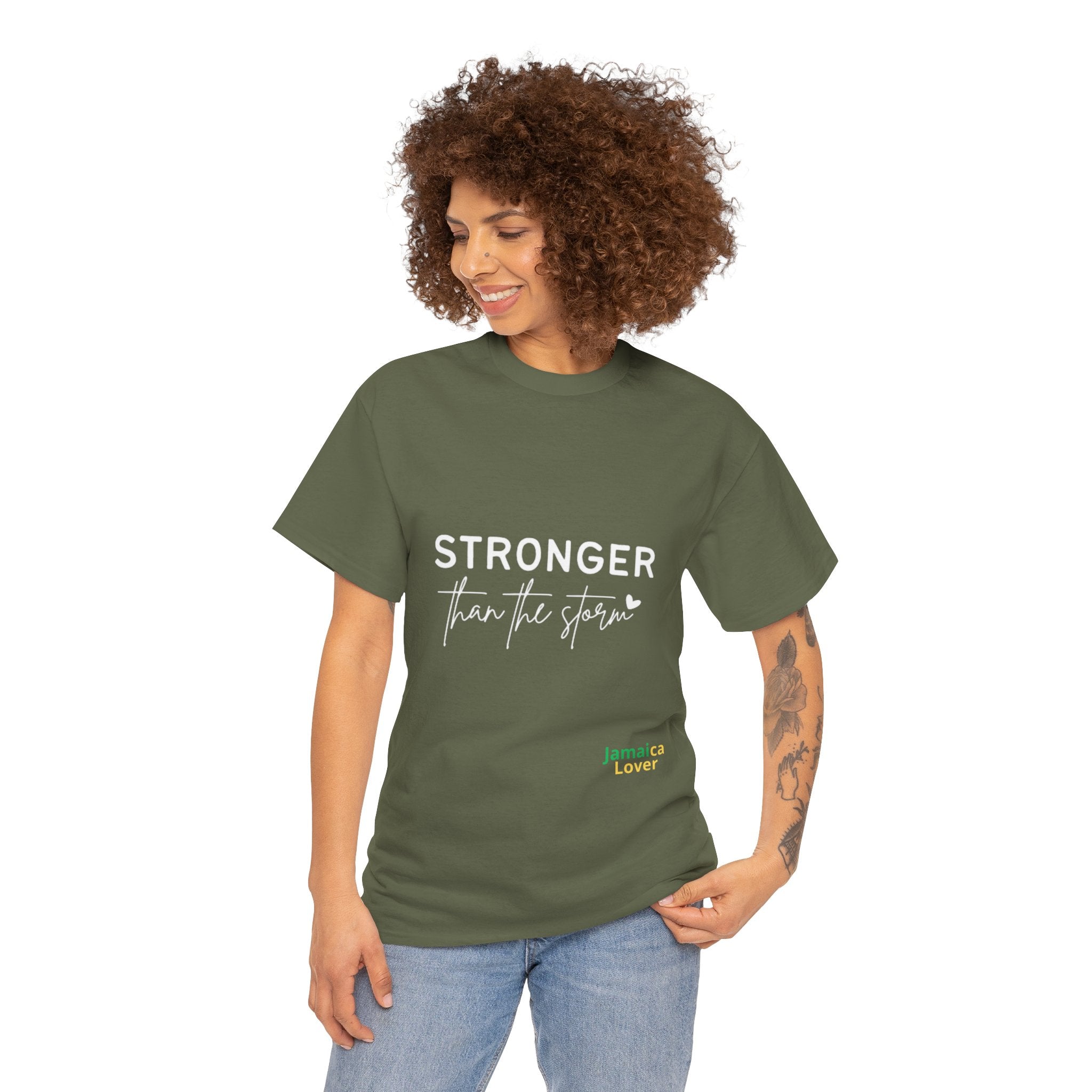 Stronger Than The Storm Tee — Inspirational Motivational T‑Shirt