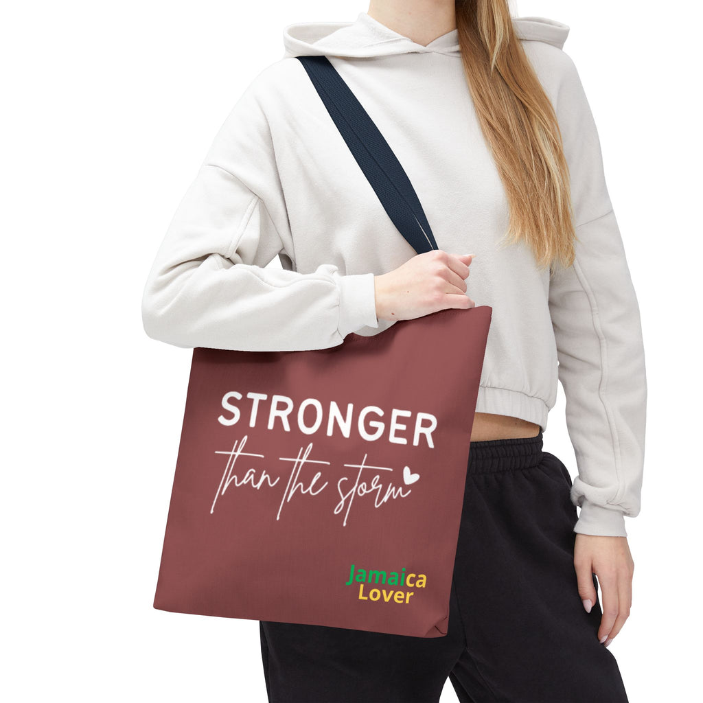 Stronger Than The Storm Jamaica Lover Tote Bag