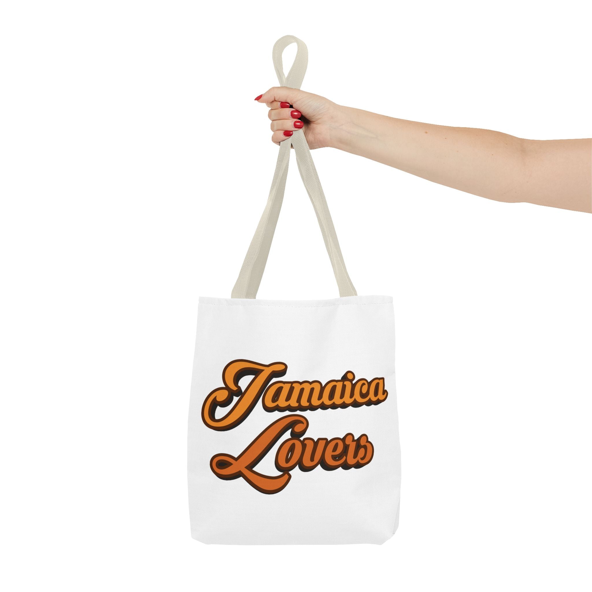 Jamaica Lovers Tote Bag - Stylish AOP Carryall for Beach Days, Travel, Gift Ideas, Festivals, Eco-Friendly Fashion