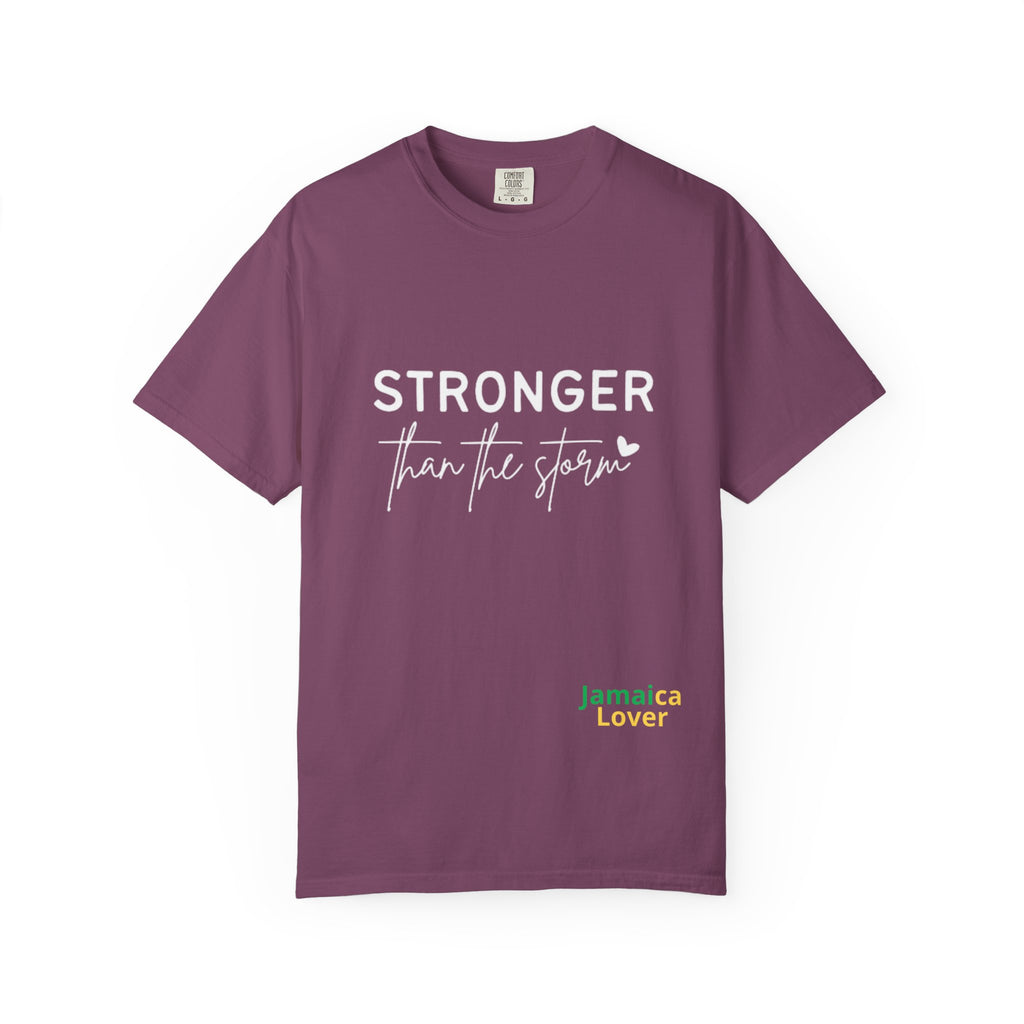 T-Shirt — "Jamaica Lover" Small Chest Script Tee | Tropical Vacation, Beach & Summer Pride