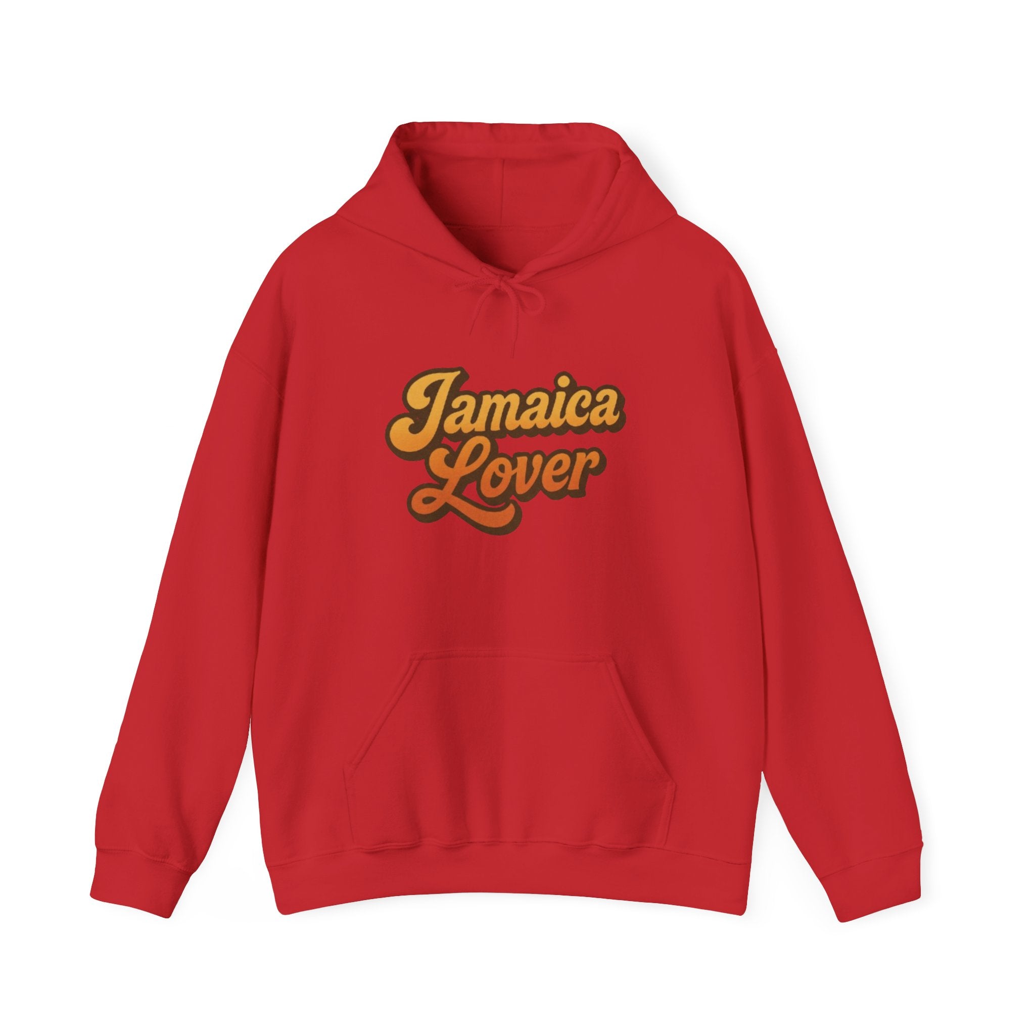 Jamaica Lover Hoodie — Retro Script Travel & Island Pride Pullover