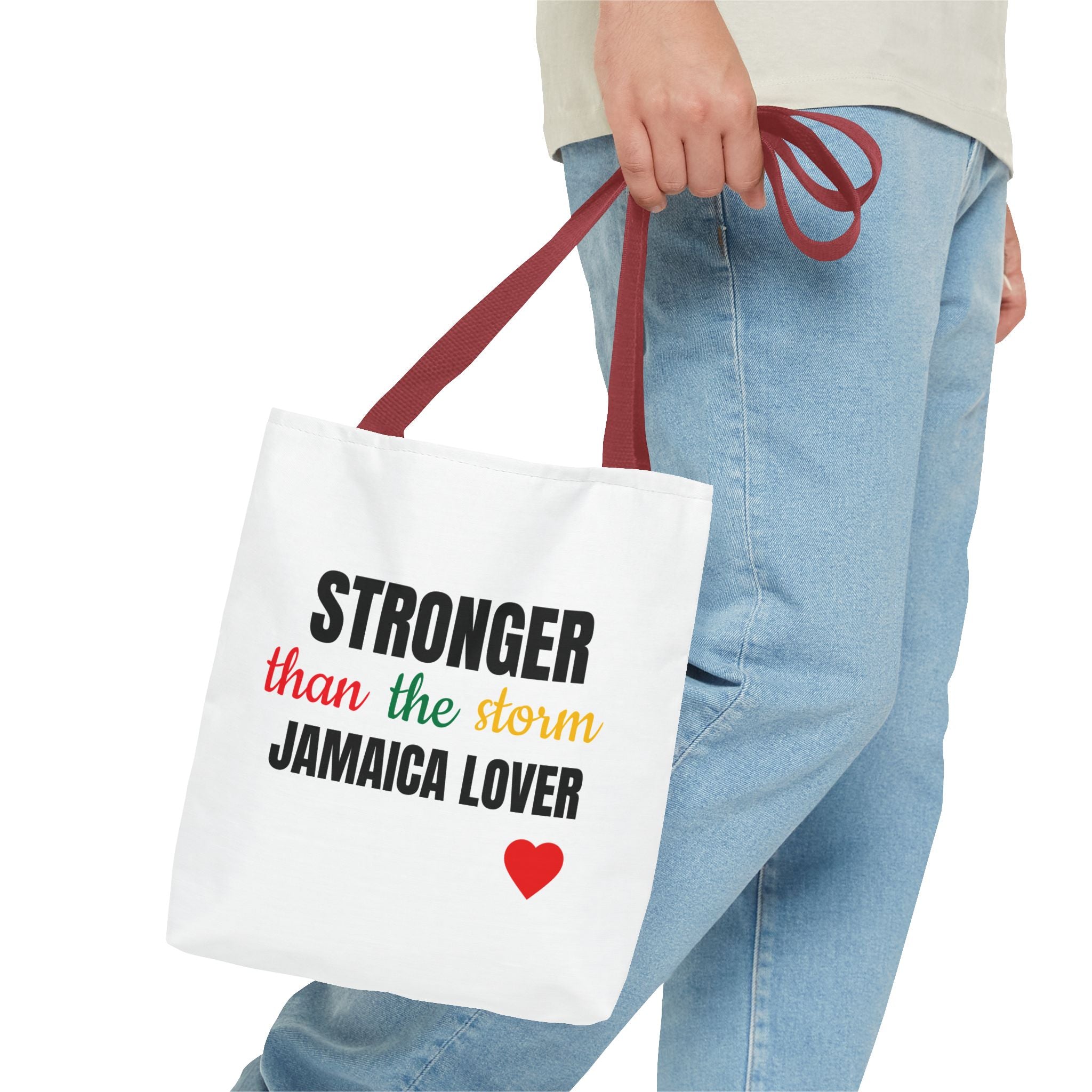 Stronger Than The Storm Jamaica Lover Tote Bag