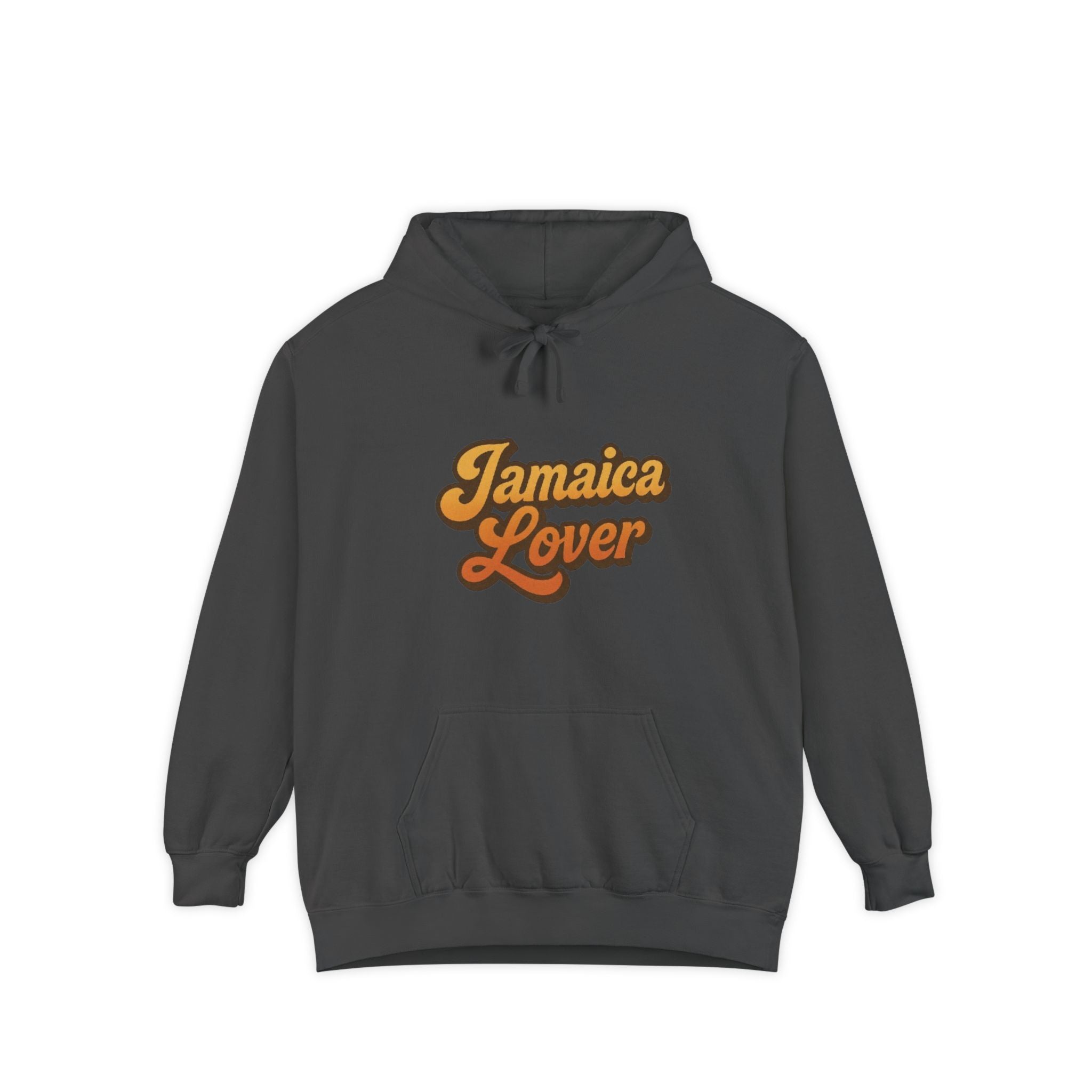 Jamaica Lover Hooded Sweatshirt – Retro Script Travel Hoodie
